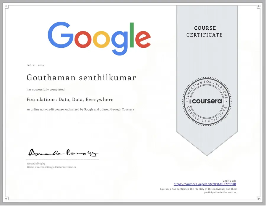 Google Data Analytics